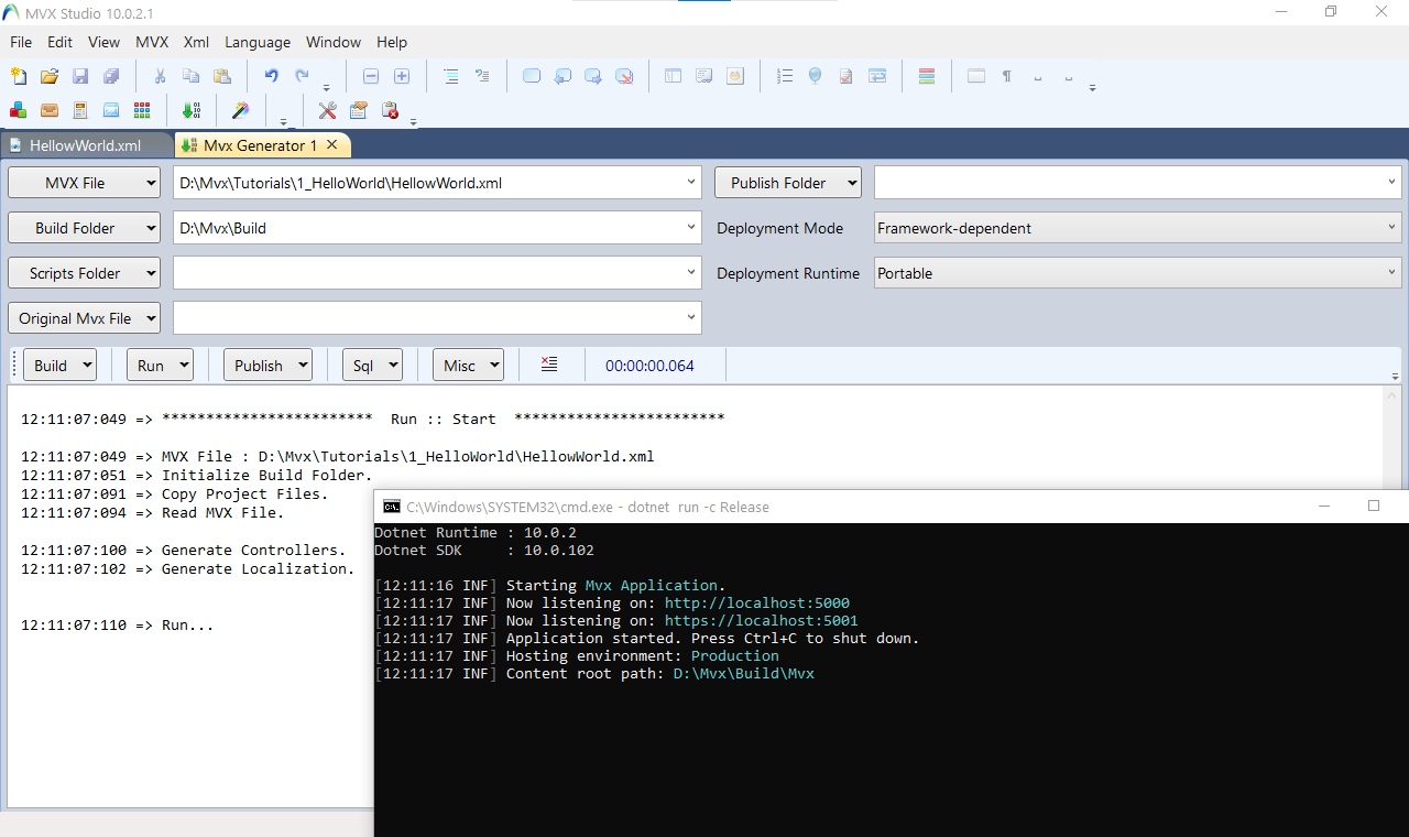 MVX Studio Generator (Run)